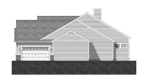 The Signature house plan, exterior view 2